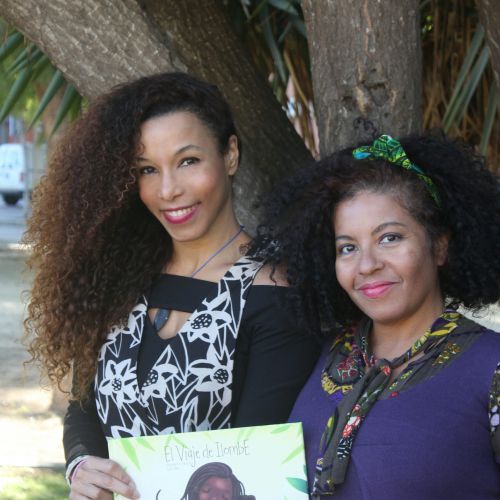 Foto de las hermanas Belinda y Alejandra Ntutumu