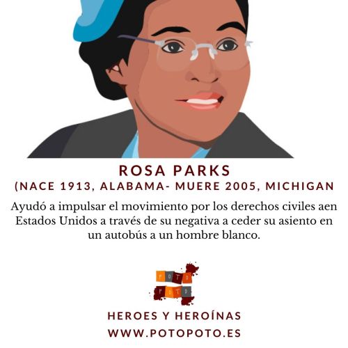 Rosa-Parks-afroreferentes-heroina-potopotoafro